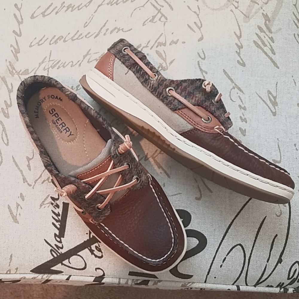 Sperry loafers.